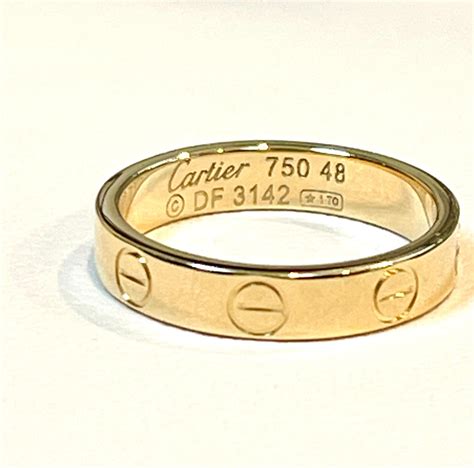 cartier love ring price list|cartier 750 ring 52833a price.